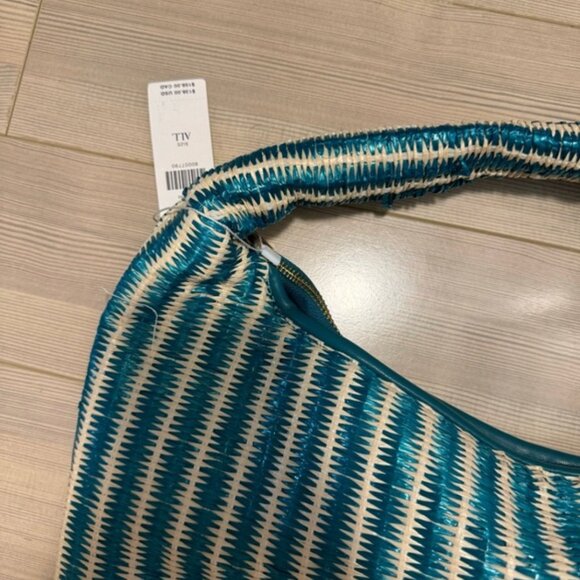 Anthropologie Melie Bianco The Brigitte Satchel: Raffia Edition - Picture 5 of 7